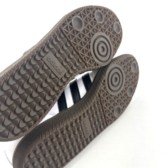 Adidas Women's Cloud White Core Black Gum Samba Original Shoes Size 9.5 - Picture 8 of 13